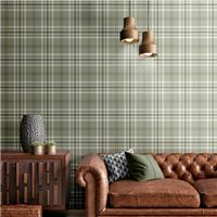 Catherine Lansfield Kelso Check Wallpaper