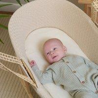 Clair De Lune Set of 2 Organic Moses Basket Sheets