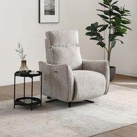 Emil Chenille Recliner Swivel Chair