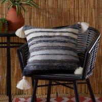Grayson Outdoor Striped Square Filled Cushion