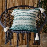 Grayson Outdoor Striped Square Filled Cushion