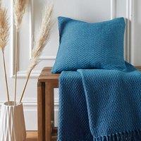 Hayden Woven Cotton Square Filled Cushion