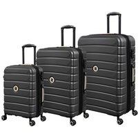IT Luggage Set of Three Divert Hard Shell Suitcases