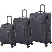 IT Luggage Set of Three Teleported Soft Shell Suitcases
