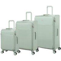 IT Luggage Set of Three Lustrous Luxe Soft Shell Suitcases