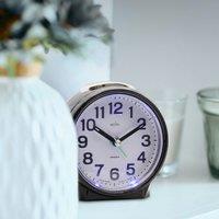 Acctim Eden Non Ticking Analogue Alarm Clock