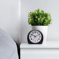 Acctim Jefferson Non Ticking Analogue Alarm Clock