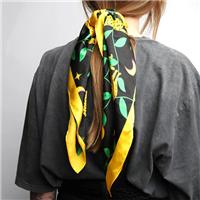 Tache Leopard Silk Scarf
