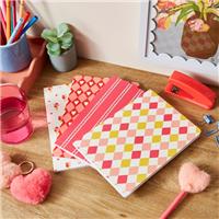 Waters and Noble Set of 4 Hearts A5 Notebooks