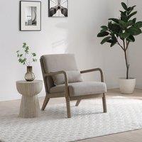 Khali Oatmeal Linen Occasional Chair