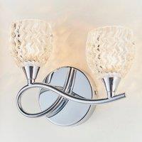 Return - Vogue Boyer 2 Light Wall Light Chrome