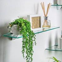 Set of 3 Harbour Housewares Glass Shelves, 60cm