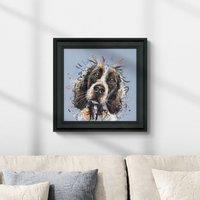 Artko Soppy Spaniel Framed Print