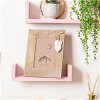 Nicola Spring Set of 2 Photo Frames with White Hearts