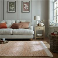 Tarn Chunky Wool Fringed Rug