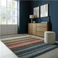 Elias Stripe Modern Flatweave Rug