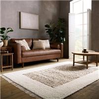 Bodie Border Boucle Wool Rug