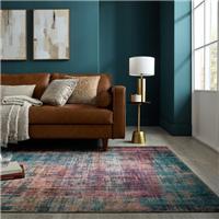 Haze Abstract Washable Rug