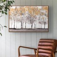 Cedar & Sage Golden Reverie Framed Canvas