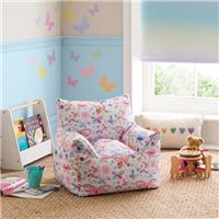 Watercolour Butterfly Kids Bean Bag Chair