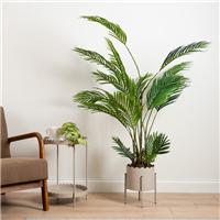 Scallop Metal Plant Pot