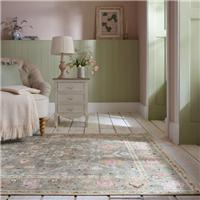 Una Floral Washable Rug