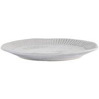 Cedar and Sage Pack of 4 Organic Ridged Dinner Plates