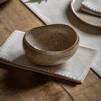 Cedar and Sage Pack of 4 Speckle Glaze Oatmeal Bowls
