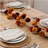Artificial Velvet Pumpkin Garland