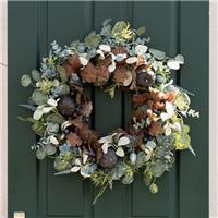 Artificial Premium Pumpkin Wreath