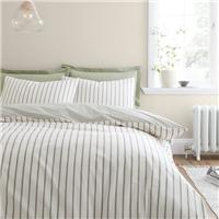 Bianca Hampton Stripe 200 Thread Count 100% Cotton Duvet Cover & Pillowcase Set