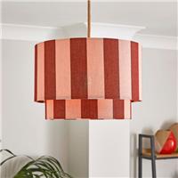 Beatrice Stripe Two Tier Lamp Shade