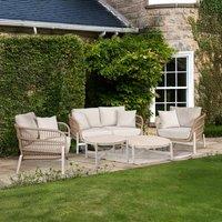 Martic Outdoor Sofa, Table and Chair Set