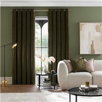 Chenille Eyelet Curtains (Blackout Available)