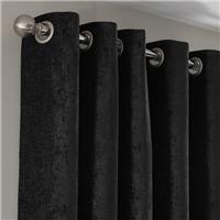 Chenille Eyelet Curtains (Blackout Available)