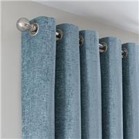 Chenille Eyelet Curtains (Blackout Available)