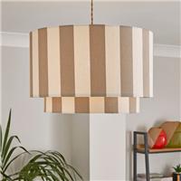 Beatrice Stripe Two Tier Lamp Shade