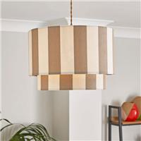 Beatrice Stripe Two Tier Lamp Shade