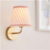 Country Stripe Tapered Lamp Shade