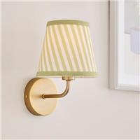 Country Stripe Tapered Lamp Shade