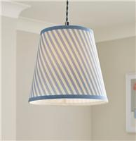 Country Stripe Tapered Lamp Shade