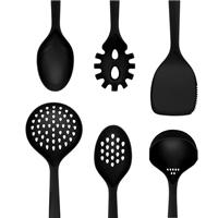 Swan Stealth Pack of 6 Nylon Utensils