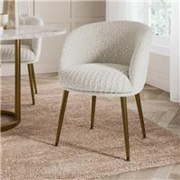 Bella Dining Chair, Boucle