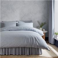 Chambray Microfibre Duvet Cover & Pillowcase Set