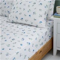 Margo Floral 100% Cotton Fitted Sheet