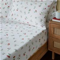 Margo Floral 100% Cotton Fitted Sheet