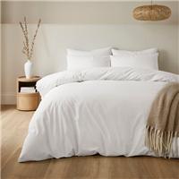 Plain Dye 100% Cotton Duvet Cover & Pillowcase Set