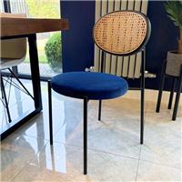 Fusion Living Paris Velvet Dining Chair