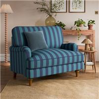 Beatrice II Woven Stripe Snuggle Chair