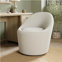 Dion Boucle Storage Swivel Chair